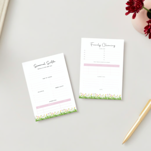 Spring cleaning checklists